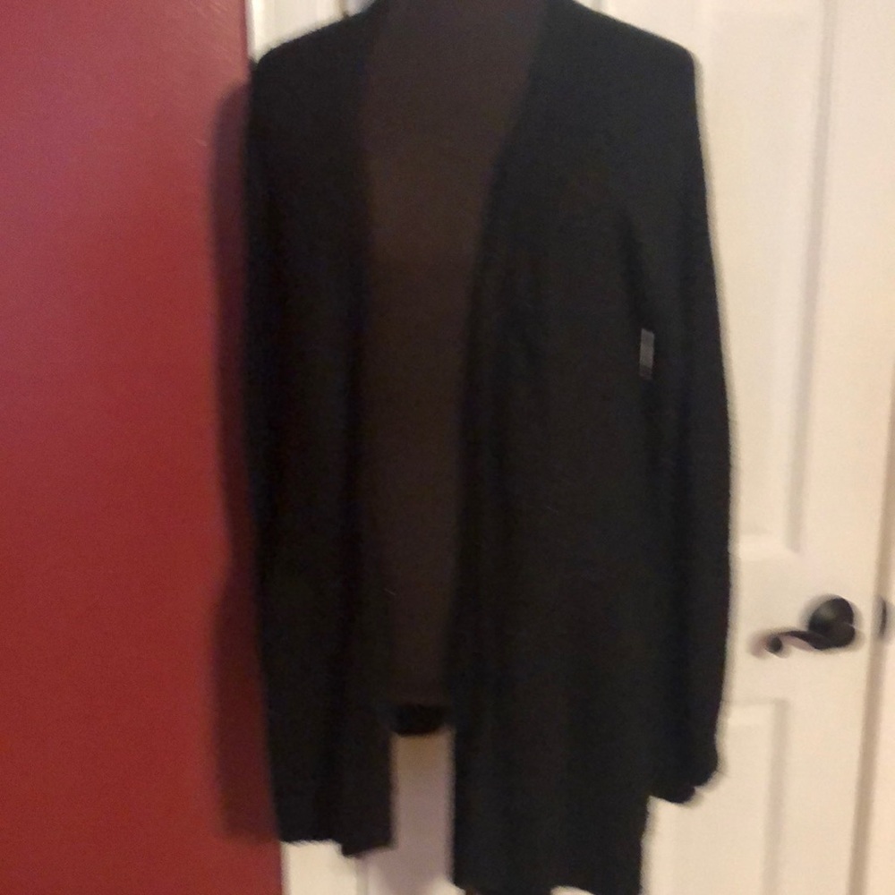 Black cardigan